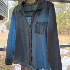 J. Crew Light Blue Button-Down Shirt